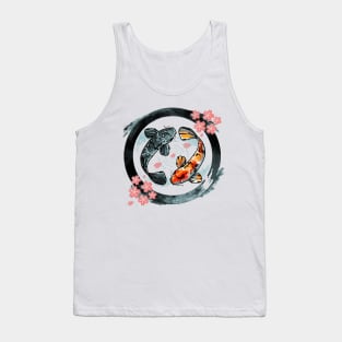 Sakura Koi Tank Top